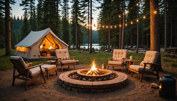 Réserver un emplacement de camping avec tout le confort